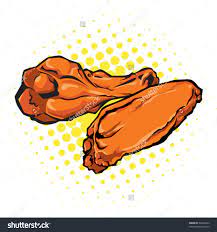 Chicken chef cook cartoon set. Chicken Wings Drawing Easy Novocom Top