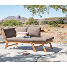 3 Seater Acacia Wood Modular Garden Bench Seat Maisons Du Monde Garden Bench Seating Diy Bench Outdoor Garden Bench