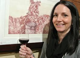 Painter Melissa Proudlock turns Niagara wine into art — and it's stunning