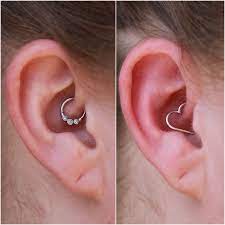 Two Looks One Piercing This Daith Piercing Was Originally Performed With The Faraway Ring Daith Ear Piercing Minimalist Ear Piercings Piercing Stud Earrings
