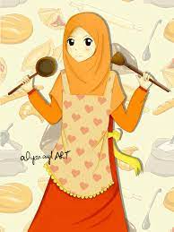 Animasi gambar keren hitam putih simple. Pin On Islamic Cartoons