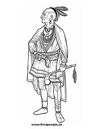 Native American Clipart To Color In Cherokee Indian Chief Cherokee Indian Coloring Pages Cherokee Indian Women