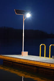 Hercules 50 Watt Led Solar Dock Light Kit Boat Lift Warehouse