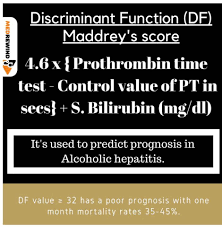 Image result for Maddrey Discriminant Function