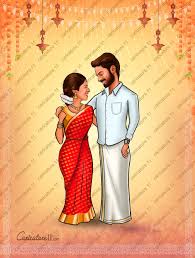 F Tamil Wedding Caricature Invitation Caricature11 Wedding Caricature Hindu Wedding Invitations Caricature Wedding