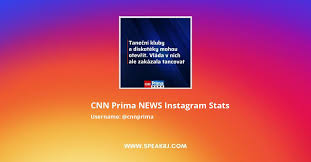 Please enable your device's location services to access this content. Cnn Prima News Instagram Followers Statistics Analytics Speakrj Stats