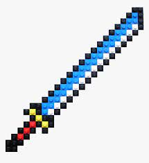 Make a stone sword by combining 2 cobblestones and a stick, or smelt your iron ores and use 2 iron ingots and a stick to make an iron sword. Enchanted Diamond Sword Minecraft Story Mode Png Transparent Minecraft Diamond Sword Png Download Kindpng