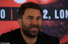 I phoned jamie redknapp, who was downstairs with the squad. Eddie Hearn Fears For Boxers Amid Coronavirus Crisis Daily Mail Online