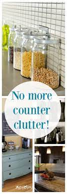 Keeping Kitchen Counters Clear Kitchen Clutter Kitchen Organization Diy Kitchen Counter Organization