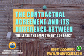 Contractual Agreement Difference Lease Employment Contract Lease Agreement Lease Agreement