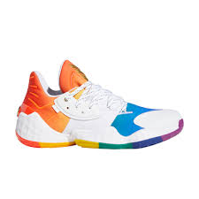 James harden is currently undergoing an mri on the right hamstring injury. Adidas Harden Vol 4 Gca Pride Basketballschuhe Weiss Gunstig Kaufen Weplaybasketball De