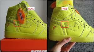 With this being one of the most stocked air jordan 1sin a while, there are a fair few pairs on the market. Fake Air Jordan 1 Gatorade Lime Quick Ways To Identify Them Arch Usa