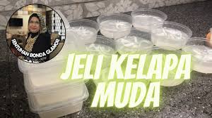 Resepi jelly kelapa muda | sukatan cawan. Jeli Kelapa Muda Coconut Jelly Youtube