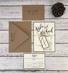 Paese Rustico Matrimonio Invito Invito Rustico Semplice Kit Etsy Simple Wedding Invitations Rustic Homemade Wedding Invitations Simple Wedding Invitations