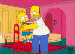 When homer isn't strangling bart or reprimanding him for something bad he's done, the two of them get into some very wacky adventures. Homer Strangling Bart Wallpapers Wallpaper Cave