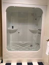 Brayton bathroom square chrome modern freestanding bath shower mixer tap. The Modern Shower Enclosed In A Bath That Is Also A Spa Bath Picture Of Mount Gambier Hotel Mount Gambier Tripadvisor