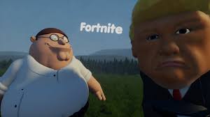 Remixes of Peter griffin meets Donald trump in fortnite!!!