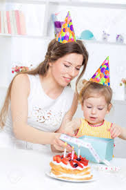 Thank you so much, mother for all your love and support. Young Beautiful Mother And Her Little Daughter Are Celebrating A Birthday On The Table Is A Cake With Candles Happy Birthday Baby Mom Gives Daughter Gift Stock Photo Picture And Royalty Free