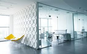 With Bright Color Furniture Modern Office Interiors Modern Office Design Office Interior Design