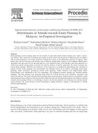The retirement planning calculator allows you to work out how much you would need to comfortably enjoy your golden years. Pdf Determinants Of Attitude Towards Estate Planning In Malaysia An Empirical Investigation