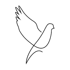 Dove Single Line By Addillum Onelinetattoo One Line Drawing Of Pigeon Great As A Tattoo Sketch In 2020 One Line Tattoo Simple Line Drawings Abstract Line Art