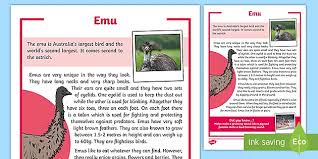 Accurate content you can trust, spreading knowledge on the animal kingdom, and giving back. Emu Fact Sheet Teacher Made