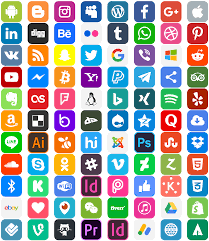 Download Font Color Social Media Ttf Otf New Social Icons Instagram Logo Apps For Teachers