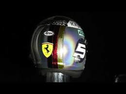 Sebastian vettel 2019 racing gloves / 90 years ferrari f1. Sebastian Vettel Abu Dhabi 2018 Helmet Youtube