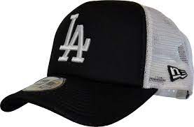 La Dodgers New Era Mlb Clean Trucker Black Cap Black Cap La Dodgers New Era