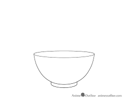 This colorful rice bowl gets its pretty look from red bell pepper, zucchini, and broccoli. How To Draw A Rice Bowl Step By Step Animeoutline