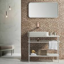 Get free shipping on qualified splashback tile kitchen tile backsplashes or buy online pick up in store today in the flooring department. Abu Dhabi Brushed Bronze Effect Metal Mosaic Tile Sheet L 290mm W 290mm Diy At B Q