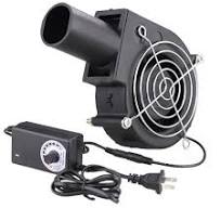 Amazon.com: Wathai Ventilador de soplador de aire para barbacoa de 12 V,  3.819 in x 1.299 in, ventilador centrífugo de velocidad variable con  enchufe ...