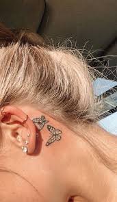 Pin By Ariahomm On On The Side In 2020 Behind Ear Tattoos Tattoos Dainty Tattoos