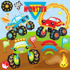 Maybe you would like to learn more about one of these? Monster Trucks Clipart Commercial Use Vector Graphics Cl1103 Clip Art Truck Clipart Digital Clip Art