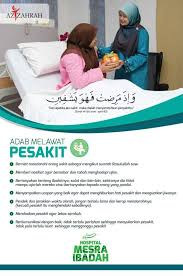 Adab melawat orang sakit tenat. Islam Sangat Mengambil Hospital Islam Azzahrah Hiaz Facebook