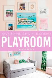We Needed A Totally Baby Safe Space For Her To Play In All Day A Dedicated Play Room But Also That Room Nee Hotel Room Interior Beverly Hills Hotel Playroom