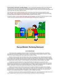 Contoh karya tulis ilmiah tentang sampah. Contoh Karya Tulis Ilmiah Tentang Sampah Pdf