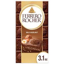 Ferrero Rocher Gold Ribbon Gift Cube, 18 Ct, 7.9 Oz