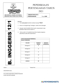 Ppt Bahasa Inggeris Tingkatan 1 Worksheet