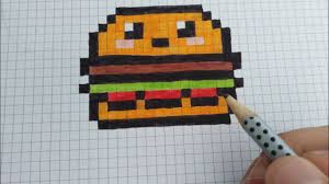 If you want to upload your pixel art to twitter, use our pixel art uploader instead. Tuto Comment Dessiner Un Hamburger Kawaii En Pixel Art Youtube