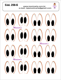 Cod 258 Os Olhos Da Boneca Molde De Olhos Olhos Para Artesanato Gracias por todas las ideas, son hermosas y ayudan mucho a la imaginación.