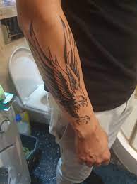 My New Eagle Tattoo Done In Cracow Forearm Band Tattoos Tattoos For Guys Eagle Tattoo