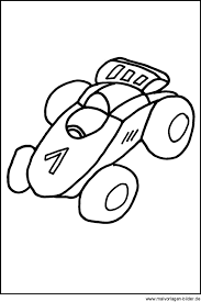 Rennwagen Ausmalbilder Malvorlagen Von Einem Rennauto