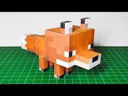 562 How To Make Baby Fox Minecraft Papercraft Alsa Honggo With Free Download Link Youtube In 2020 Paper Crafts Minecraft Papercraft Download