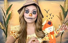 More images for scarecrow costume makeup » Creepy Scarecrow Makeup Tutorial