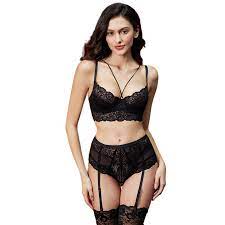 Check spelling or type a new query. Sexy Underwear Lace Bra Push Up Lingerie Set Bra Panty Garter Stockings 4 Pcs Lot Bra Brief Sets Aliexpress