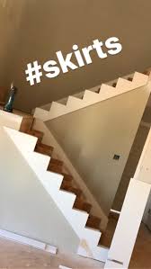 The cutting and installing stair skirts requires some basic carpentry skill and common tools. The Britches Method A Simple Template For Outside Skirt Returns Fine Homebuilding