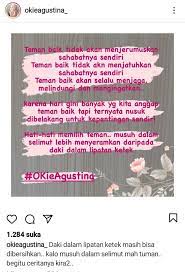 'musuh dalam selimut' merupakan pepatah melayu yang menggambarkan kewujudan musuh yang berada sangat hampir dengan kita tanpa kita sedari. Bak Petir Di Siang Bolong Musuh Dalam Selimut Mendadak Disinggung Oleh Okie Agustina Ternyata Nusuk Di Belakang Semua Halaman Nakita