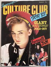 SUPERPOP NUMBER 8 *RARE UK POSTER MAGAZINE BOY GEORGE CULTURE CLUB FAREWELL  JAM