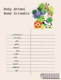 Http Themes For Baby Shower Com Free Printable Safari Baby Shower Games Html Jungle Baby Shower Invites Baby Shower Game Gifts Safari Baby Shower